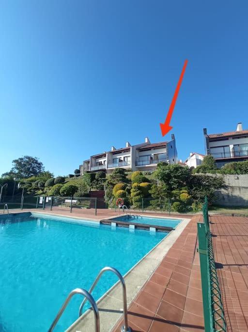 Terraza Y Piscina Con Vistas Espectaculares Al Mar Parking Cubierto Leilighet San Vicente De La Barquera Eksteriør bilde